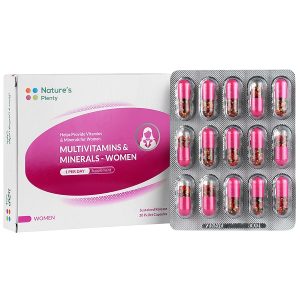 کپسول مولتی ویتامین و مینرال بانوان نیچرز پلنتی30عددی